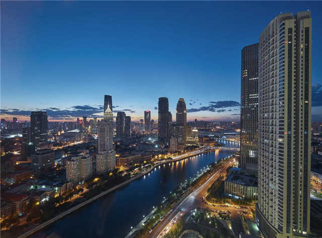 天津香格里拉大酒店外观设计图片