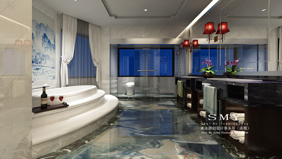 酒店洗浴卫生间设计